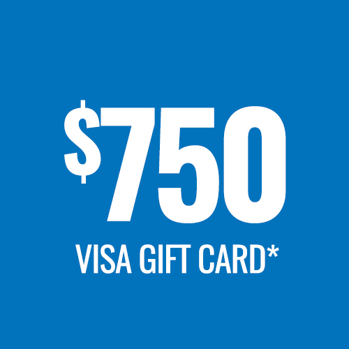 $750 VISA Gift Card