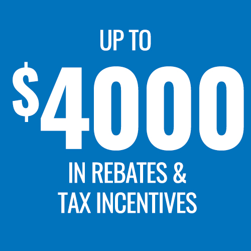 Thousands In Incentives & Rebates